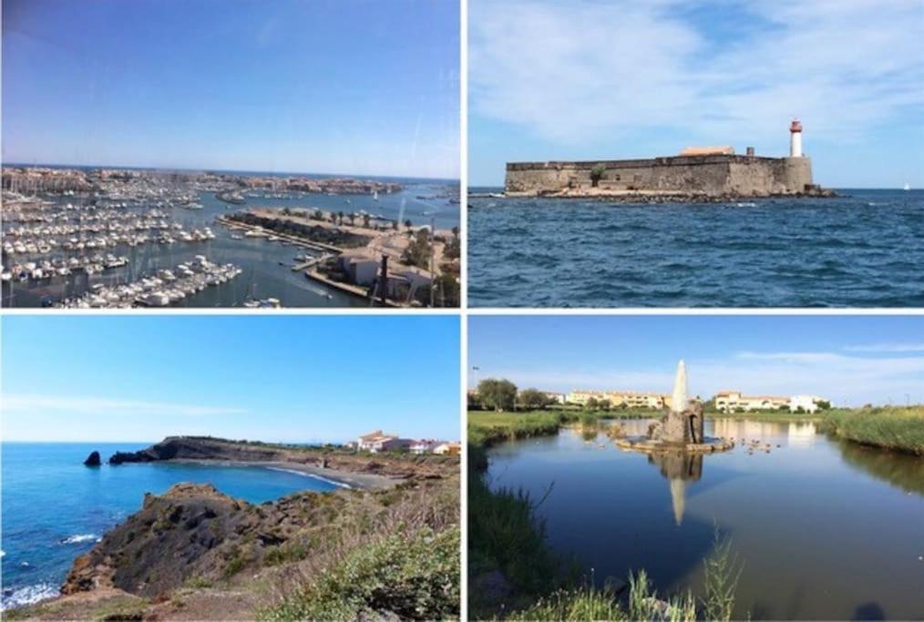 Maisonnette, 5 Pers, 500M Plage, Parking, Terrasse Agde Dış mekan fotoğraf